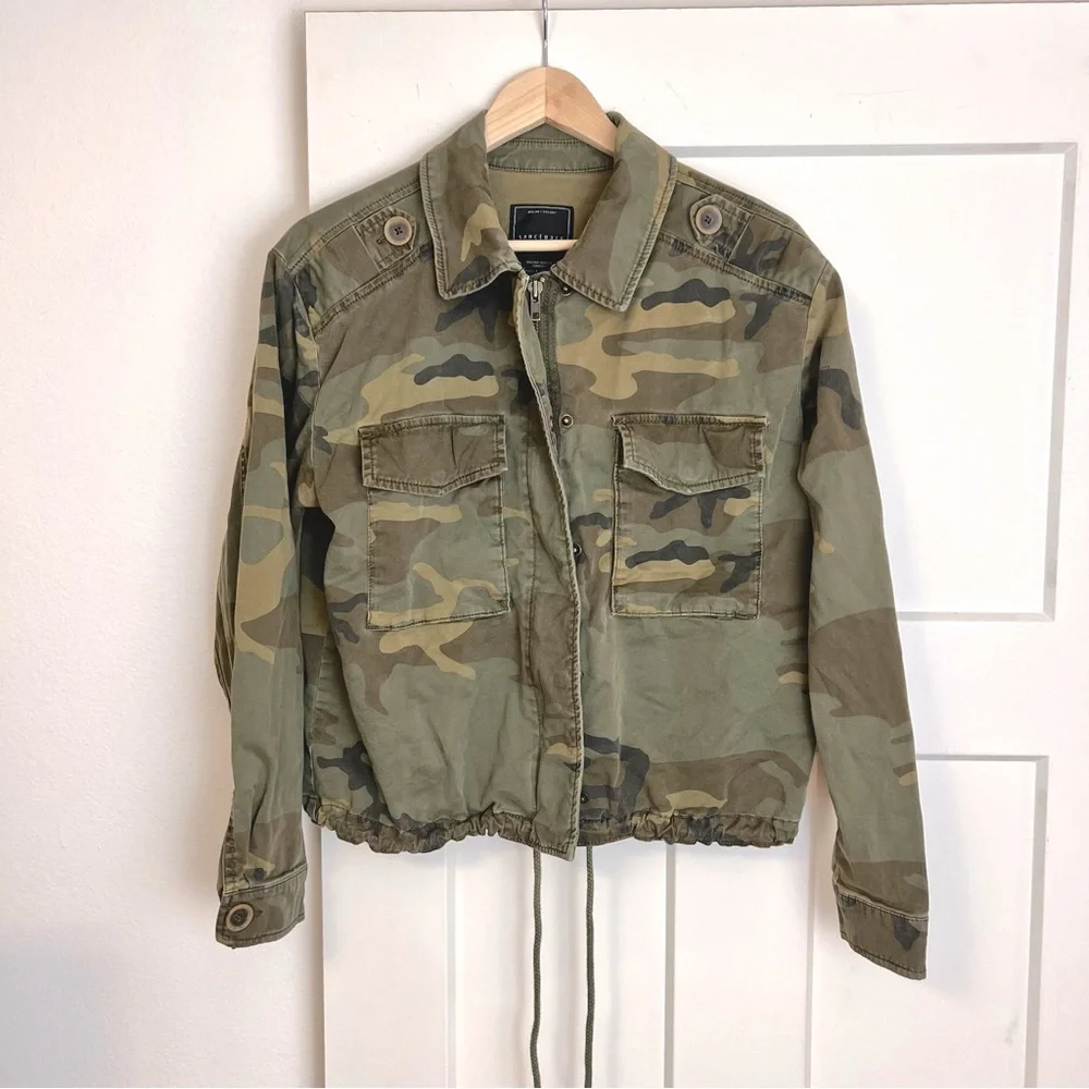 NWOT | Anthropologie Sanctuary Freedom Camo Jacket | S - Picture 1 of 4